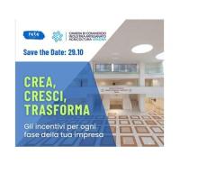 Crea cresci trasforma Invitalia 29 ottobre
