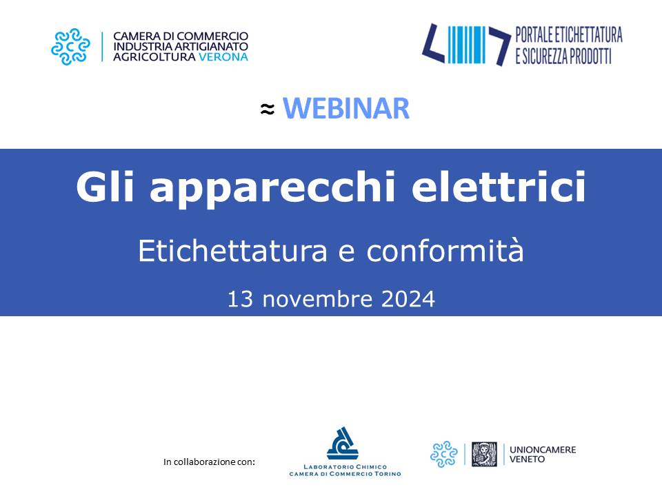 Immagine Webinar apparecchi elettrici
